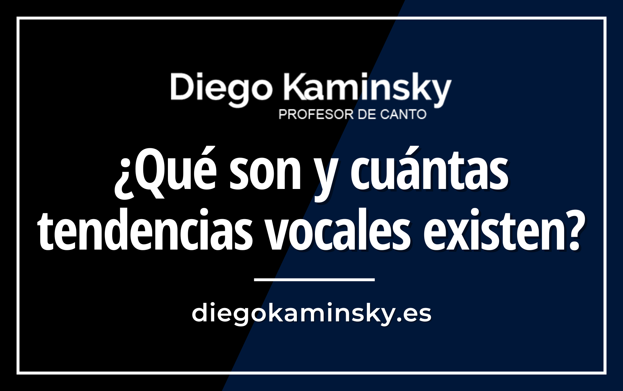 Qué son y cuántas tendencias vocales existen